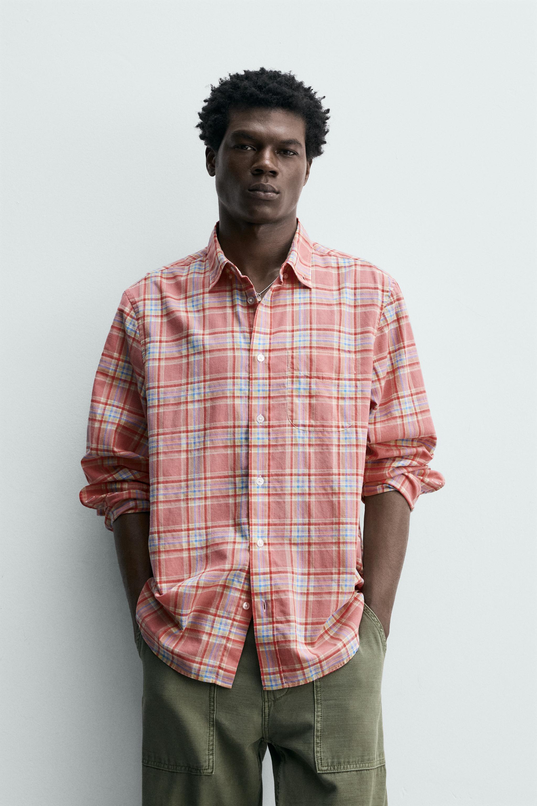 REGULAR FIT PLAID SHIRT